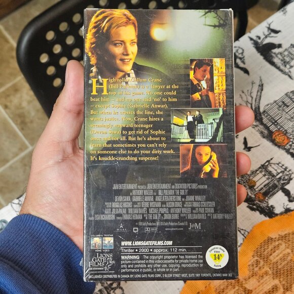 The Guilty (VHS, 2000) Sealed - Bill Pullman, Devon Sawa, Gabriella Anwar - Picture 2 of 9